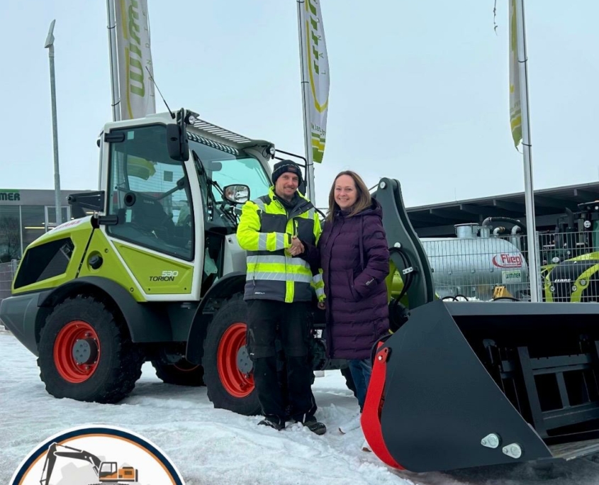 Radlader oder Hoflader